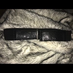 Sequin stretch belt